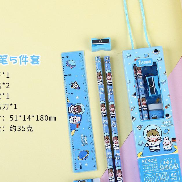 

Grosir 30Pcs Set Stationery Paket Alat Tulis Sekolah Anak Hadiah Hampers Kado Lomba Anak