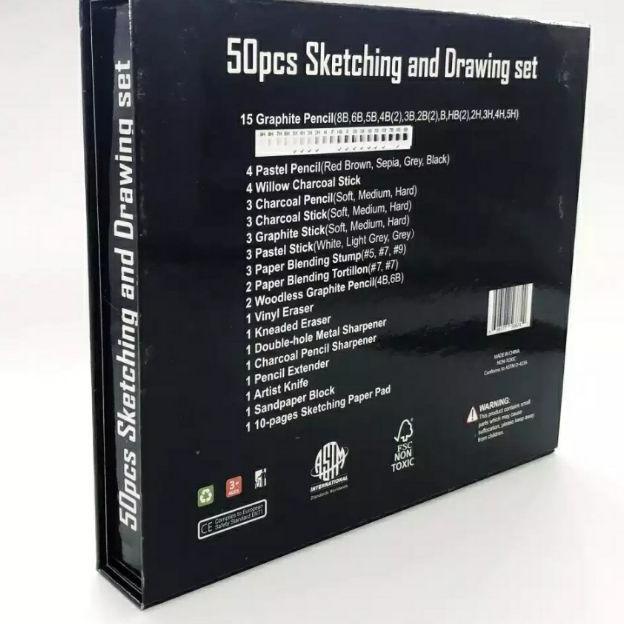 

Drawing & Skteching Cils 50 Set Professional Artist