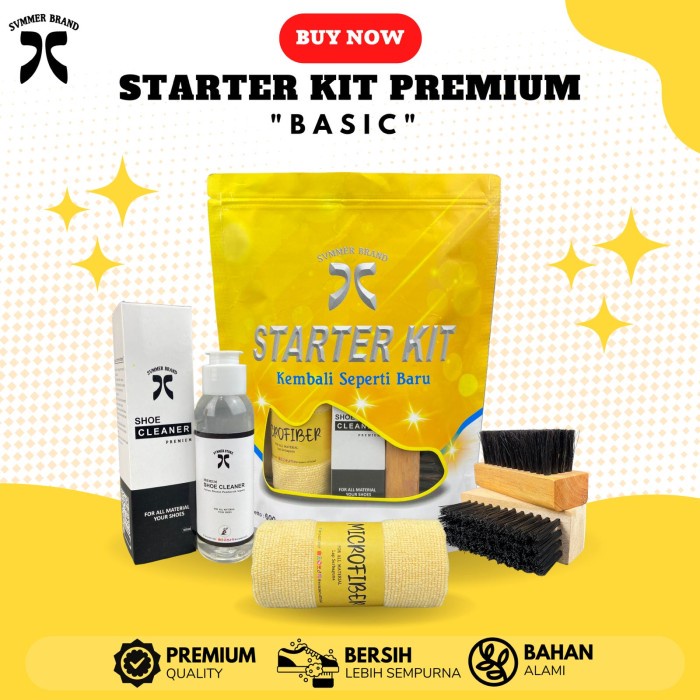 STARTER KIT SHOE CLEANER PEMBERSIH SEPATU CLEANING SHOES AND CARE