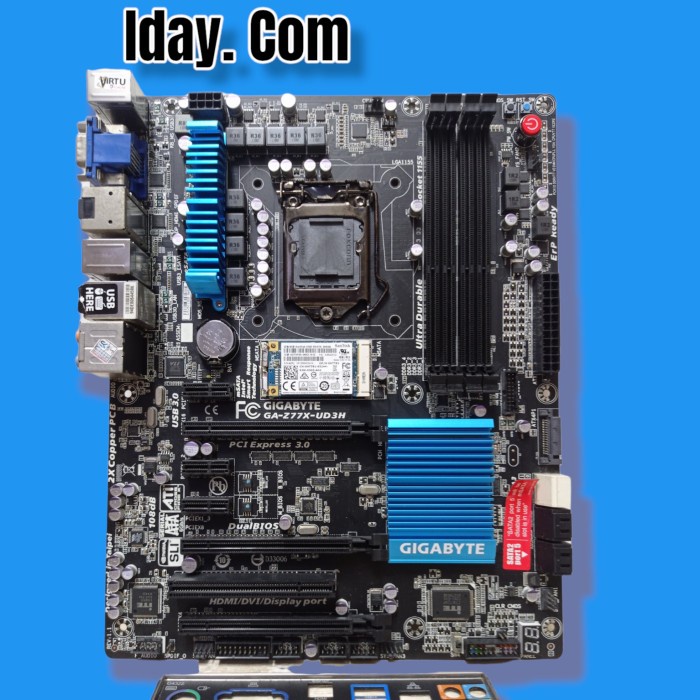 Mobo GIGABYTE Z77X UD3H DDR3 socket Lga 1155 onboard vga