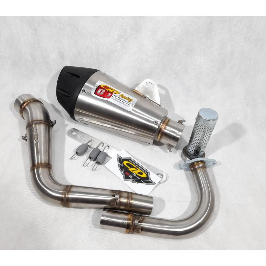 Knalpot Cld Type C7 Pipa Kecil Pipa Besar Beat Karbu Beat Fi Scoopy Vario 110