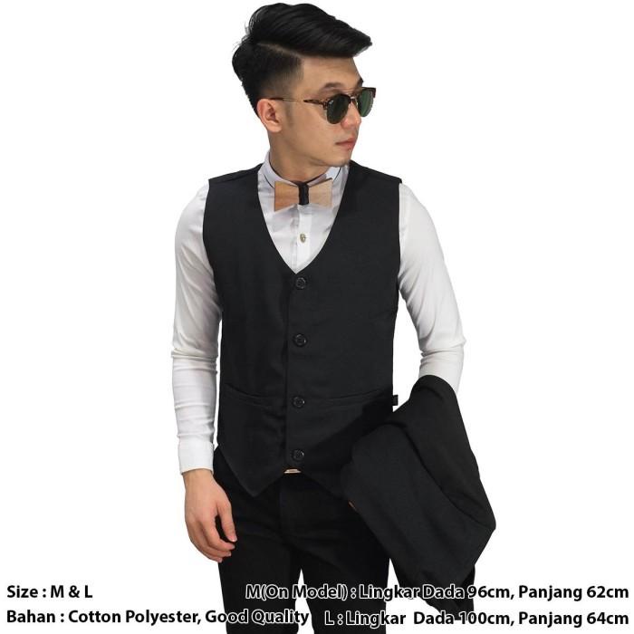 BISA COD - DALAMAN JAS PRIA - VEST FORMAL BASIC