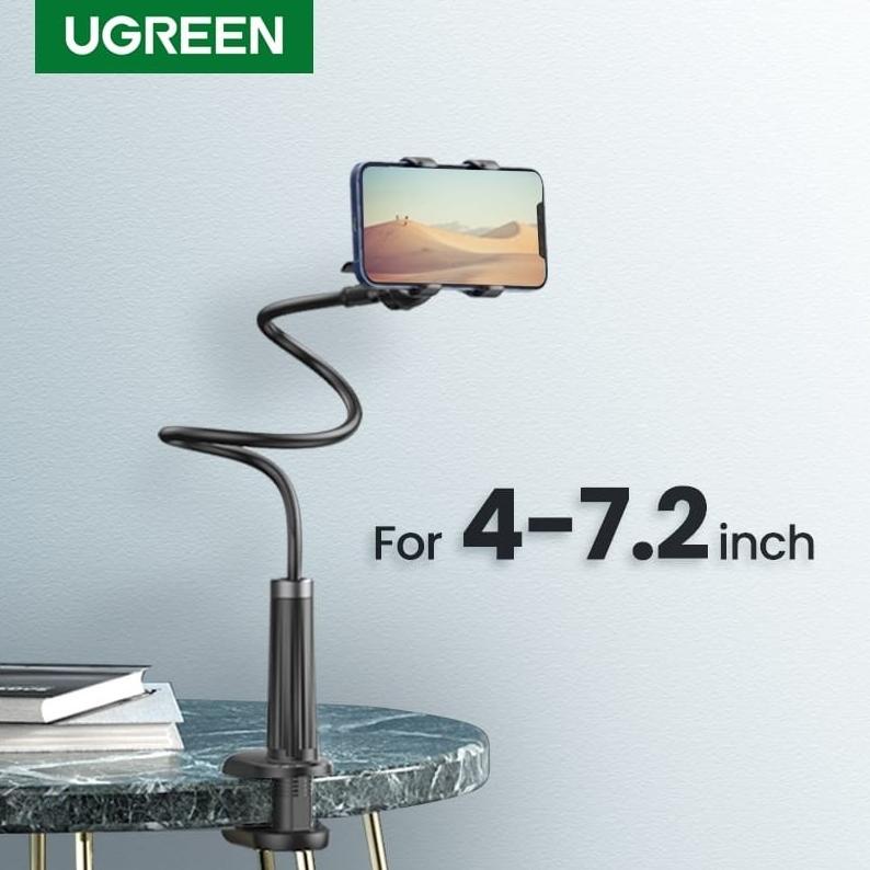 new Ugreen Holder Tripod Flexible Desk Phone Holder Gooseneck Lazypod Video Vlog Stand Hp Panjang Je