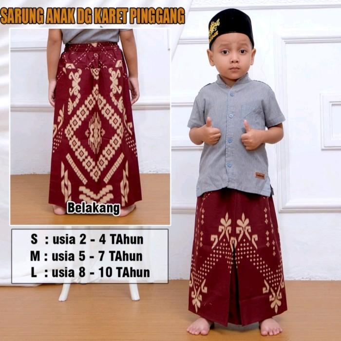 BISA COD - CELANA SARUNG ANAK LAKI LAKI 2-10 TAHUN SARUNG BATIK TERBARU KEKINIAN