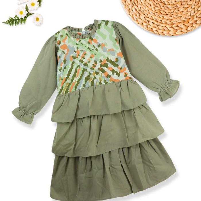 BISA COD - MACBEE BAJU ANAK PEREMPUAN GAMIS ANAK MUSLIM COLLECTION GALENA RUFFLE