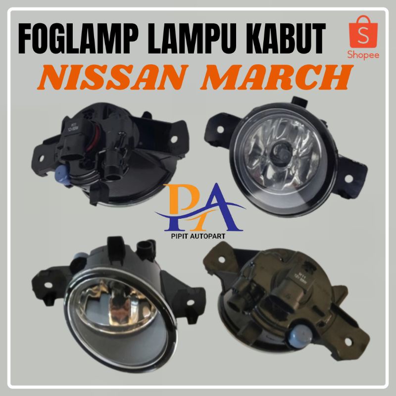 FOGLAMP LAMPU KABUT NISSAN MARCH
