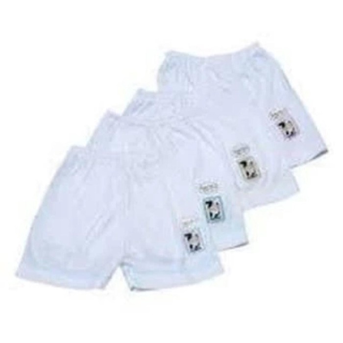 Hachi Celana Pendek Warna / Putih - 14, Putih