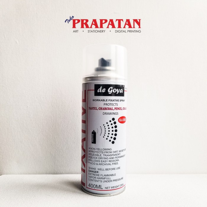 

DE GOYA WORKABLE FIXATIVE SPRAY GLOSS 400ML ORIGINAL TERBARU
