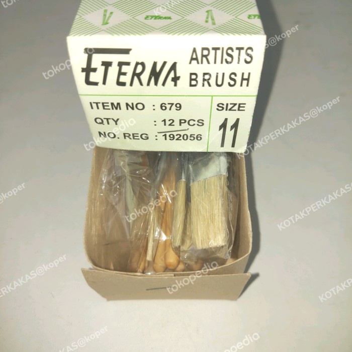 

KUAS LUKIS ETERNA NOMOR 11 PER 1 LUSIN ORIGINAL TERBARU