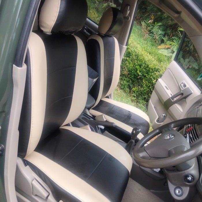 sarung jok mobil Rush th 2012 pullset