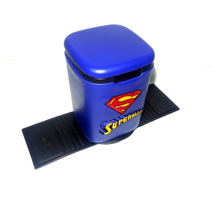 Tempat sampah mobil SUPERMAN Aksesoris interior mobil