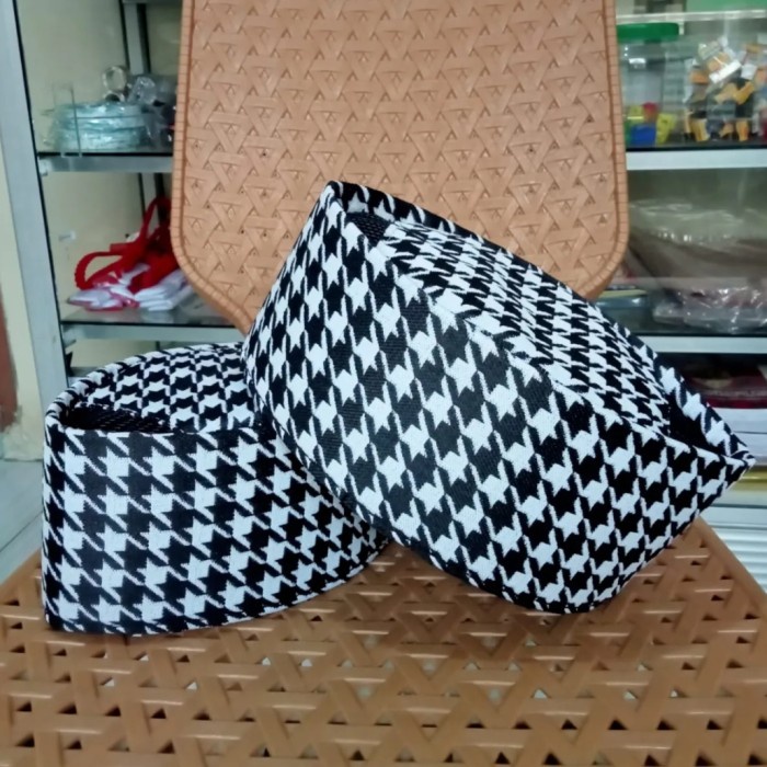 Peci Hitam Motif Songkok / Kopeah Peci Rajut Jaring Peci Goni
