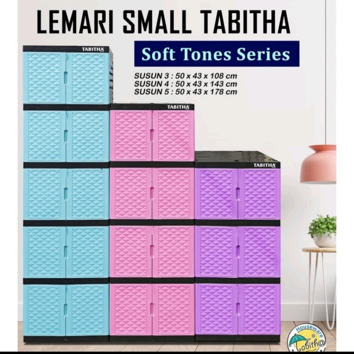 LEMARI PLASTIK 4 SUSUN TABITA