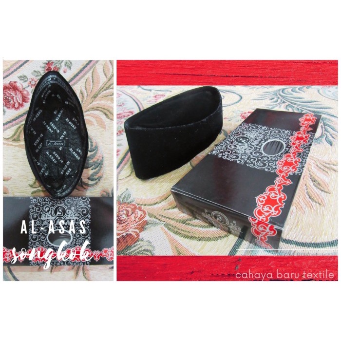 Songkok Al Asas Kopiah Al Asas Peci Al Asas Tinggi 9 Cm
