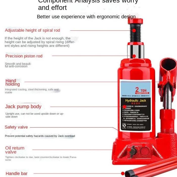 Dongkrak Hidrolik Mobil 2 Ton 5 Ton 10 Ton Dongkrak Hidrolik Universal Dongkrak Botol