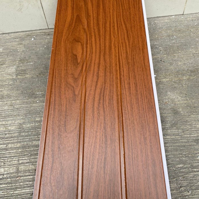 Plafon PVC Motif serat kayu coklat tua Doff 30002 -na01