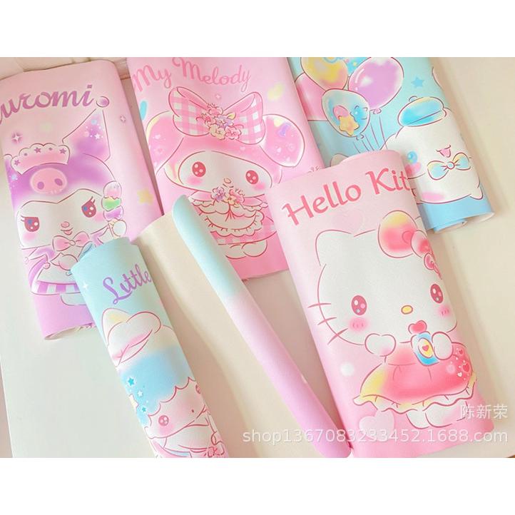 TERMURAH SANRIO DESK MAT/ MOUSE PAD SANRIO MOUSE PAD / ALAS MEJA KOMPUTER /TATAKAN MEJA BELAJAR CINN