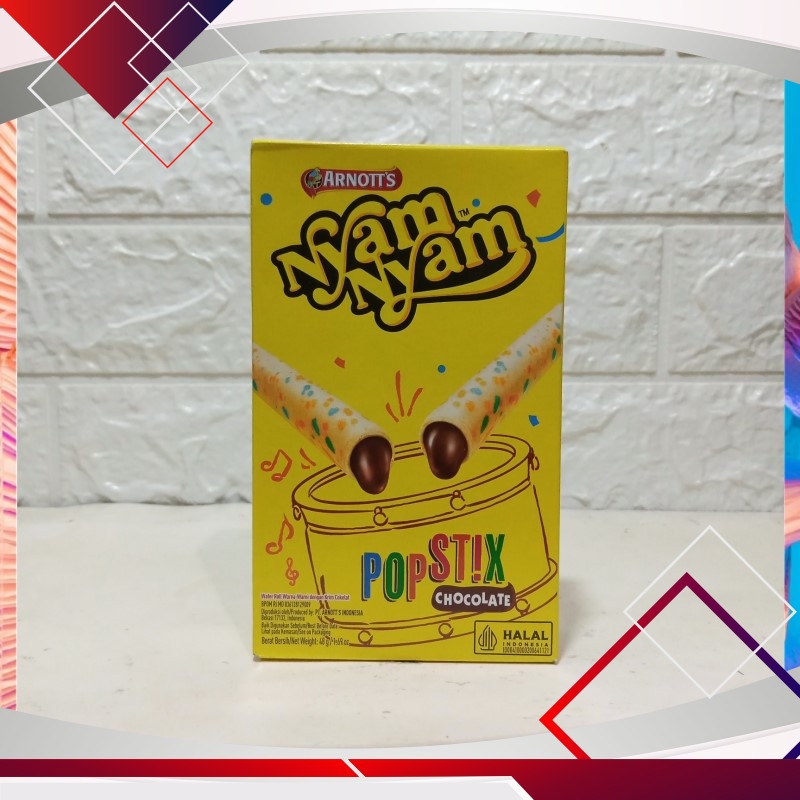 

Nyam Nyam PopStix Chocolate 48gr .