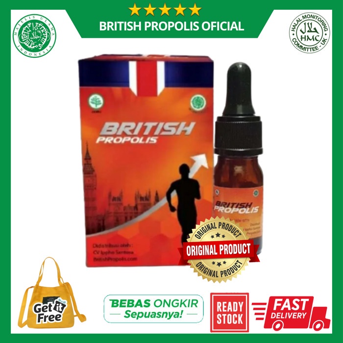

British Propolis Original 100% Asli Suplemen /Obat Herbal Alami