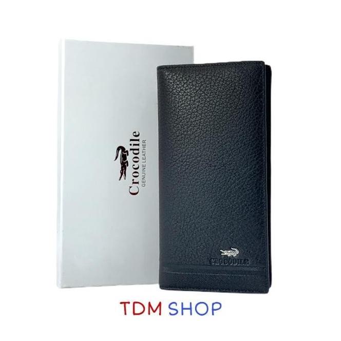 MILIKI DOMPET PANJANG PRIA WANITA KULIT ASLI CROCODILE 1201-08 VENIANGELI5