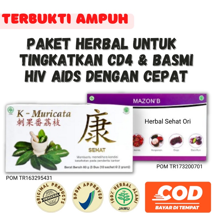 

Herbal Tingkatkan Cd4 Basmi HIV AIDS Dengan Cepat Mazon B K Muricata