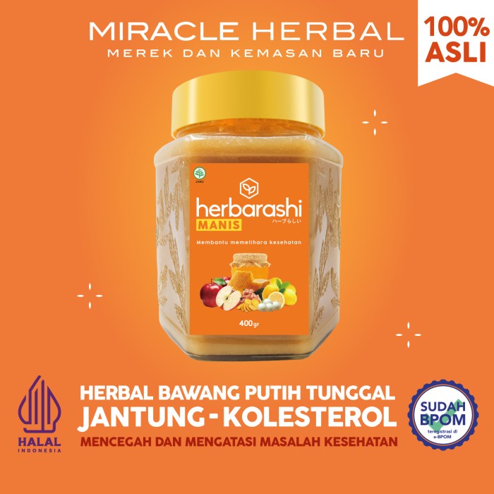 

MIRACLE HERBAL 400ML MADU MURNI