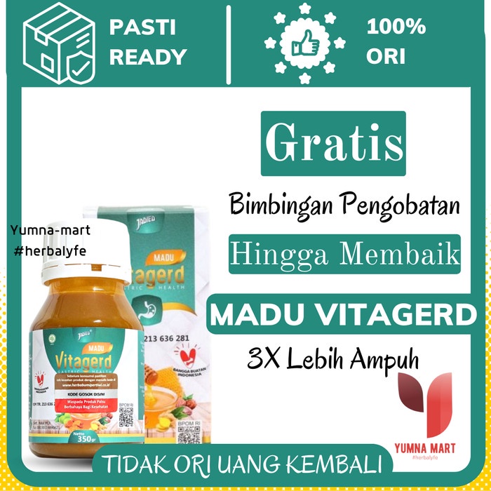 

Madu Vitagerd Herbal Lambung Original Obat Vita Gerd Asli Maag Ampuh