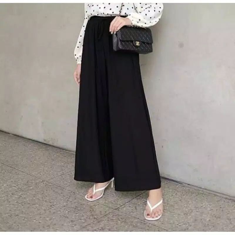 Celana Wanita Kulot Celans Wsnita Kullot Clana Cewek Kekinian Celana Kulot Highwaist Cwlana Kain Pro