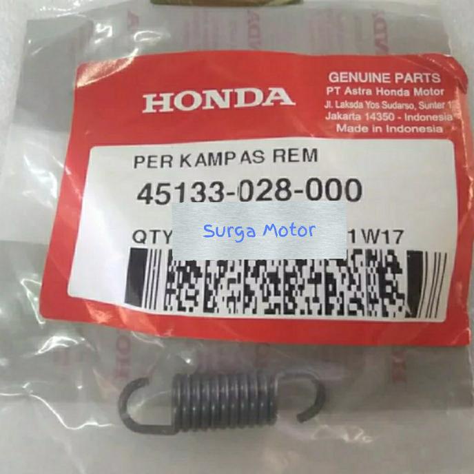 Per pir kampas rem tromol honda bebek ASLI ORI HONDA AHM 45133-028-000