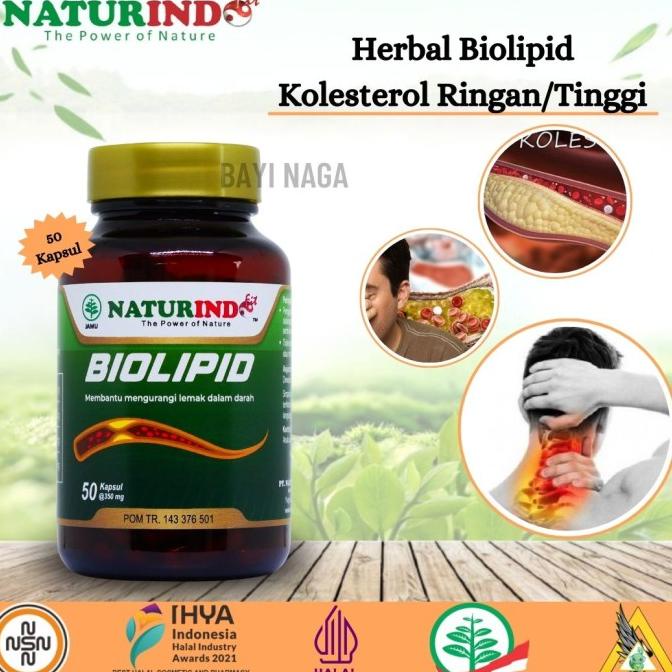 

Obat Herbal BIOLIPID Naturindo (Spesial Kolesterol)