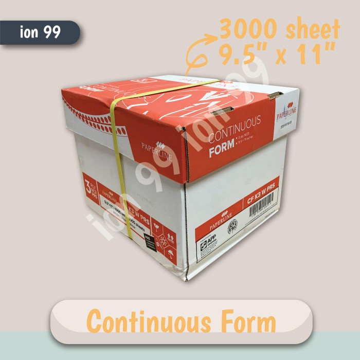

Promo Continuous Form 3 Ply Warna Ncr Prs - Paper Line Ppl
