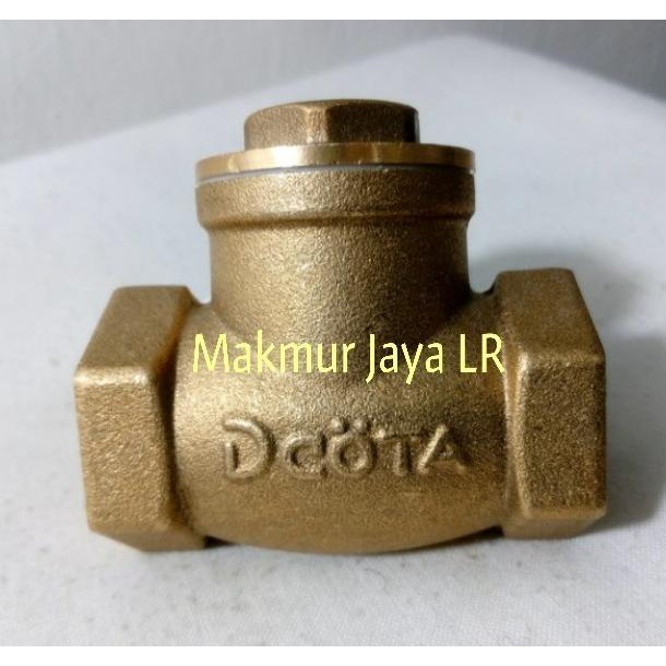 siap kirim] Check Valve 1/2" Kuningan Tusen Klep Tabok Checkvalve 1/2 inch in dem