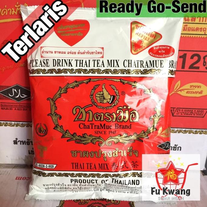 

Kualitas terbaik] Thai Tea Mix Number One Chatramue Brand 400 gram