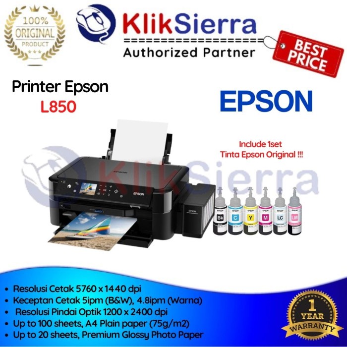 Printer Epson l850