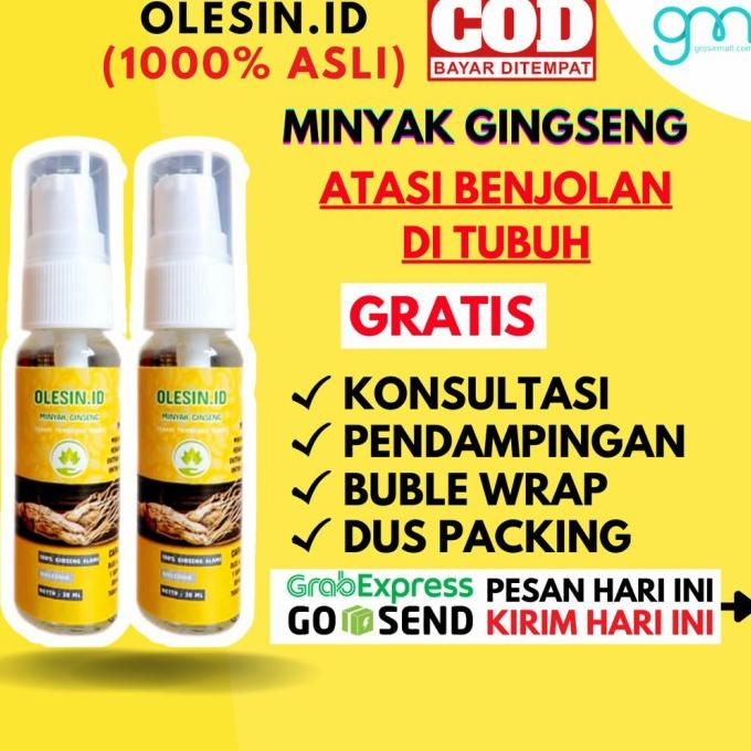 

TERLARIS Olesin Id Minyak Gingseng Oles Treatment Obat Herbal Benjolan