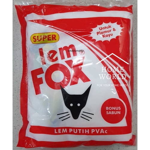 :<:<:<:<] Lem Fox Putih Pvac 700 gram kantong besar 700g plamur tembok kayu