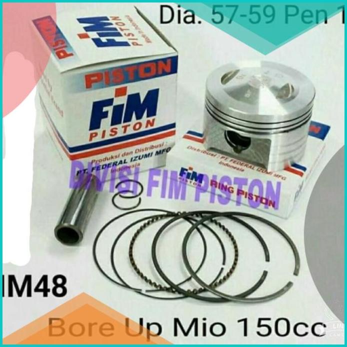 piston fim 48 mio mio soul fino xxb 150 cc bore uk std 200 57 59 16nov