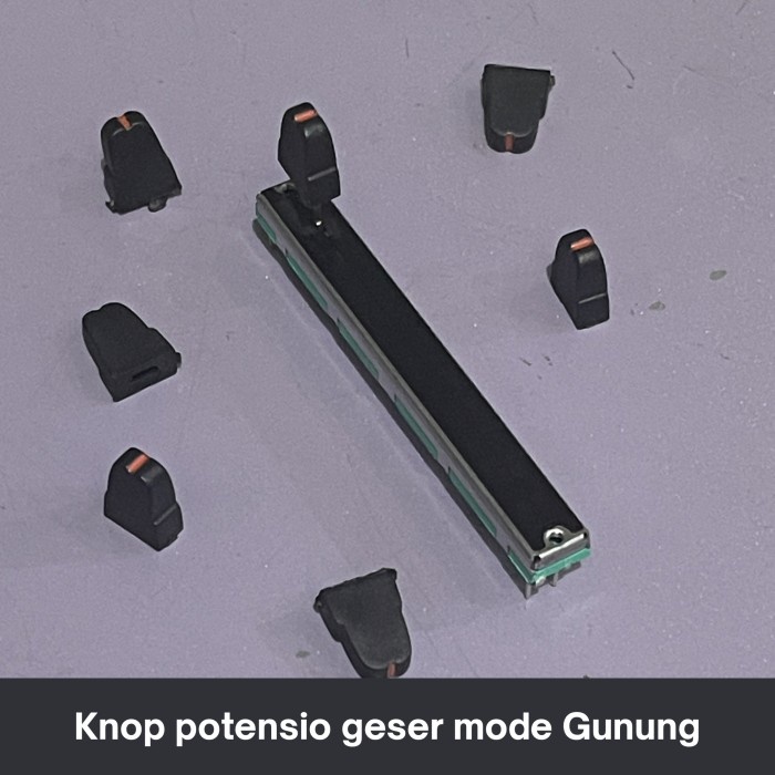 best produk] Knop potensio geser mini tinggi knob pot sesuai gambar ukurannya
