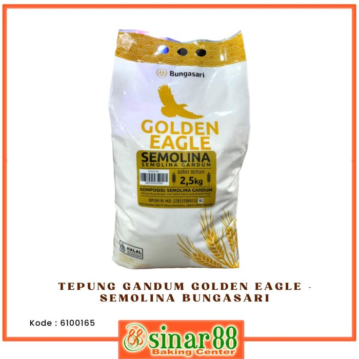 

*****] TEPUNG GANDUM GOLDEN EAGLE - SEMOLINA BUNGASARI