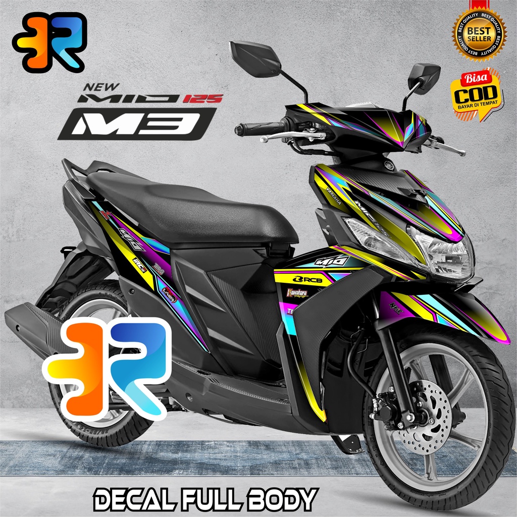 Decal Mio M3 / Z Stiker Full Body Desain Racing