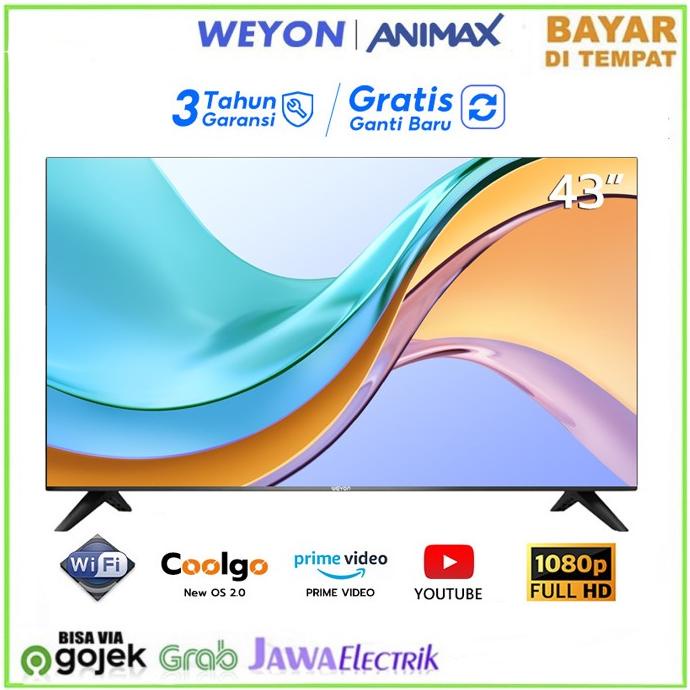 Weyon Smart tv 43 Inch Android11 DVBT2 Digital LED TV