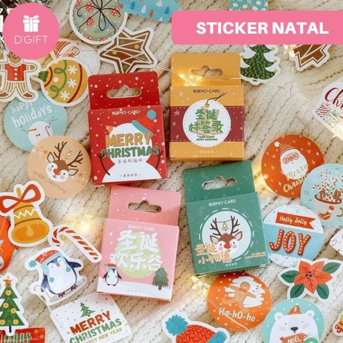 

Sticker Toples Natal Merry Christmas | Stiker Kemasan | Label Hampers