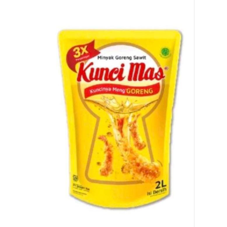 

Ready minyak goreng kuncimas 2 liter