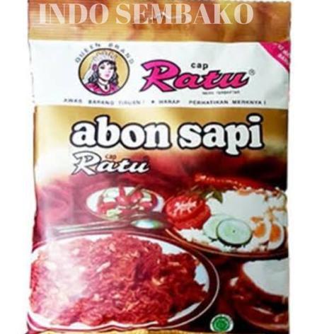 

Abon Sapi Cap Ratu 90 Gram X 10 Bungkus / Abon Sapi Cap Ratu / Daging Kering Abon