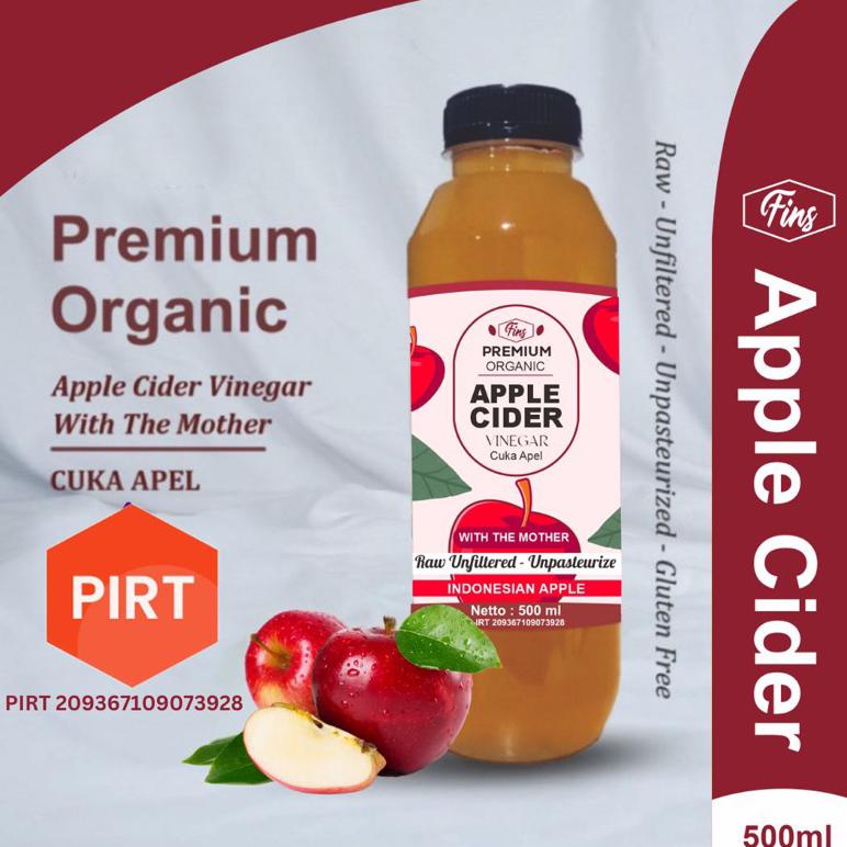 

Ready Cuka Apel 500ml Apple Cider Vinegar Organik Untuk Diet Dan Wajah