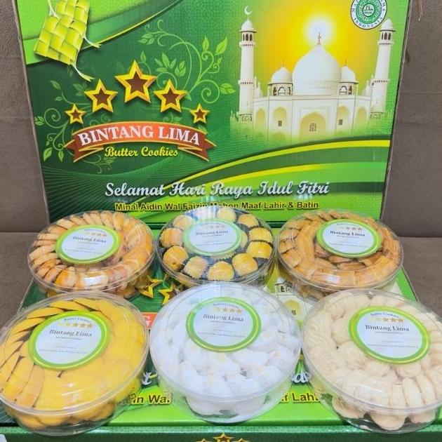 

Paket Kue Kering Lebaran Isi 6 Toples Hampers Kue Kering