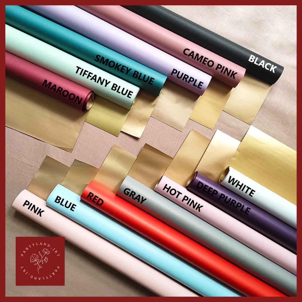 

BI Color Full Gold Flower Wrapping Kertas Buket Bunga Hias Dekorasi