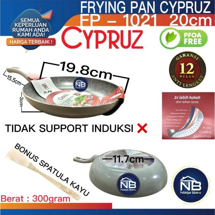 Cypruz Wajan Penggorengan Anti Lengket Fry Pan 20 Cm Fp 1021 Cypruz