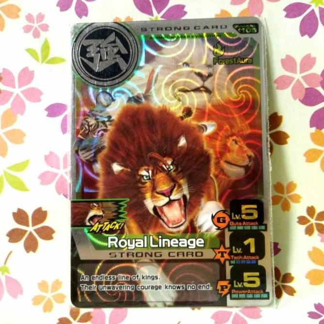animal kaiser silver strong card royal lineage ( apollo ) evo 3