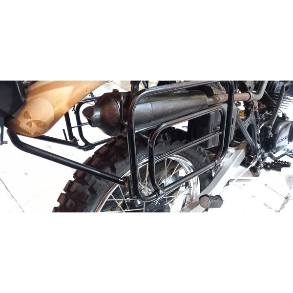 side bag Suzuki TS125 braket tas samping Ts125 braket tas Suzuki Ts125 Bagasi Suzuki TS125 bagasi